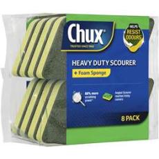 Woolworths - Chux Heavy Duty Scourer Scrubs 8 Pack