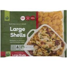 Woolworths - Woolworths Large Pasta Shells 500g