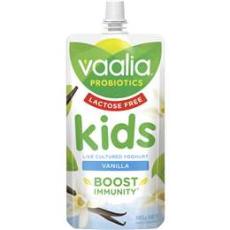 Woolworths - Vaalia Kids Probiotic Yoghurt Pouch Lactose Free Vanilla 140g