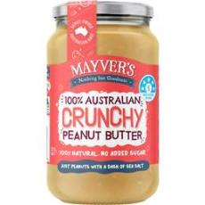 Woolworths - Mayver's Crunchy Peanut Butter 375g