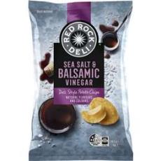 Woolworths - Red Rock Deli Potato Chips Sea Salt & Balsamic Vinegar 165g