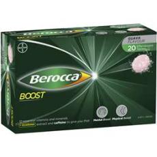 Woolworths - Berocca Vitamin B & C Guava Flavour With Guarana Energy 20 Pack