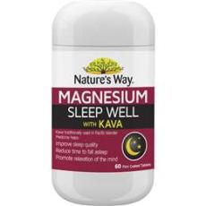 Woolworths - Nature's Way Magnesium Sleep Well With Kava 60 Pack