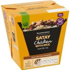Woolworths - Woolworths Chicken Satay With Jasmine Rice 350g