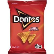 Woolworths - Doritos Corn Chips Cheese Supreme Share Pack 170g