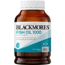 Woolworths - Blackmores Fish Oil 1000mg Omega-3 Capsules 400 Pack