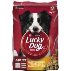Woolworths - Lucky Dog Adult Chicken, Vegetable & Pasta Dry Dog Food 3kg