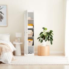 Kmart - Hamptons Wardrobe 1 Door 5 Tier Adjustable Shelves