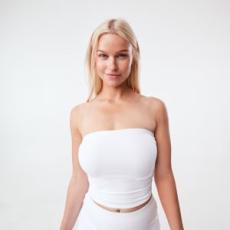 Kmart - Sleeveless Ruched Crop Tube Top