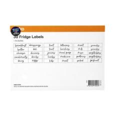 Kmart - 30 Pack Fridge Labels