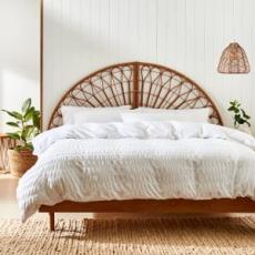 Kmart - King Bed Woven Arch Bedhead