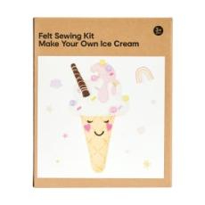 Kmart - 21 Pack Felt Sewing Kit Make Your Own Ice Cream