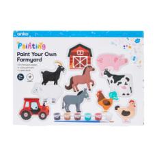 Kmart - 17 Piece Paint Your Own Farmyard Set
