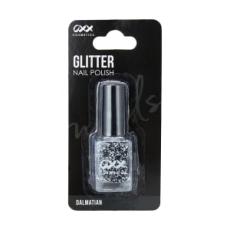 Kmart - OXX Cosmetics Glitter Nail Polish - Dalmatian