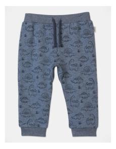 Myer - Essential Dino Trackpant in Mid Blues