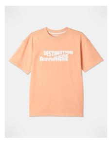 Myer - Essentials Print T-Shirt in Orange