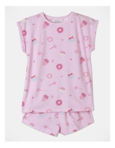 Myer - Cupcake Pyjama Set in Pale Pink