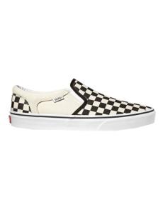 Myer - Asher Checkers Sneaker in Black/Natural