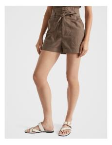 Myer - High Waist Utility Short in Cappuccino