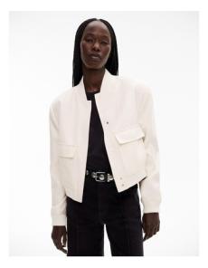 Myer - Structured Bomber in Cream