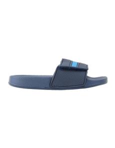 Myer - Kannon Stripe Slide Beach Sandals in Blue