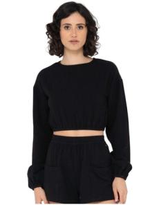Myer - Somewhere Long Sleeve Top in Black