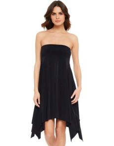 Myer - 2-in-1 Handkerchief Beach Dress and Skirt Cover Up in Black