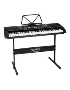 Myer - 61 Keys LED Electronic Piano Keyboard in Black