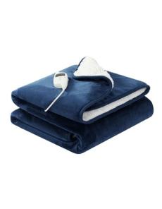 Myer - Heated Electric Throw Rug Blanket in Navy