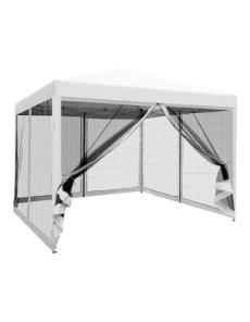 Myer - Mesh Outdoor Pop Up Gazebo Marquee 3x3 in White