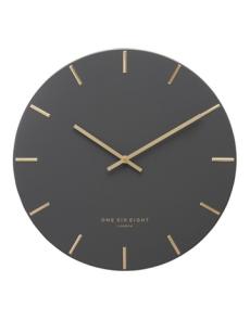 Myer - Luca Silent Wall Clock 60cm in Charcoal