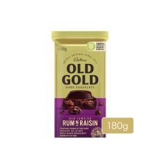 Coles - Old Gold Jamaica Rum N Raisin Dark Chocolate Block
