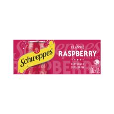 Coles - Traditional Raspberry Soft Drink Cans Multipack 375mL x 10 Pack