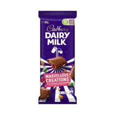 Coles - Dairy Milk Marvellous Creations Jelly Popping Candy Chocolate Block