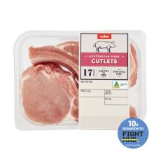 Coles - Pork Cutlets