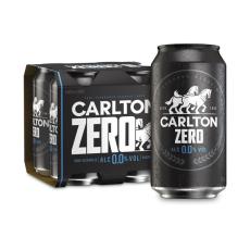 Coles - Zero 0.0% Non Alcoholic Beer Cans Multipack 375mL x 4 Pack