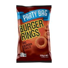 Coles - Rings Burger Snacks Party Size Bag