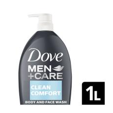 Coles - Men+Care Clean Comfort Body And Face Wash