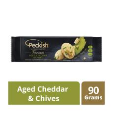 Coles - Gluten Free Fancies Aged Cheddar & Chives Flavoured Rice Crackers