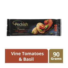 Coles - Gluten Free Fancies Vine Tomatoes & Basil Rice Crackers