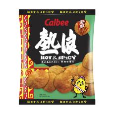 Coles - Hot & Spicy Potato Chips