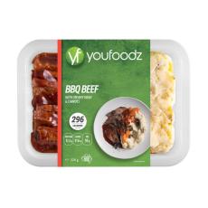 Coles - Slow Cooked BBQ Beef And Mash Meal