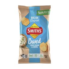 Coles - Baked Snacks Sour Cream & Chives