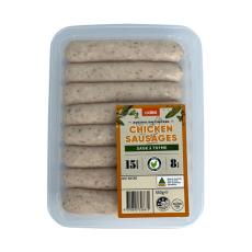 Coles - Chicken Sage And Thyme Sausages