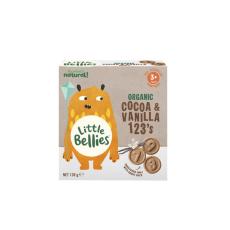 Coles - Organic Cocoa & Vanilla 123's Biscuits