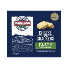 Coles - On The Go Tasty Cheese & Crackers 4 Pack