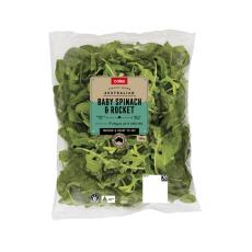 Coles - Salad Baby Leaf Spinach & Rocket