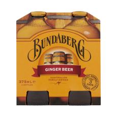 Coles - Brewed Drink Ginger Beer 4x375mL