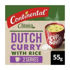 Coles - Cup A Soup Dutch Curry With Rice Serves 2