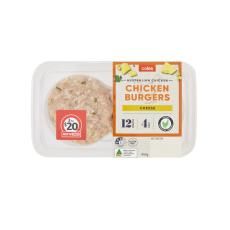 Coles - RSPCA Approved Chicken Burgers With Cheese